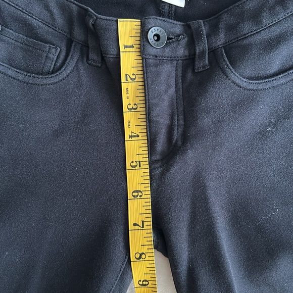 Vintage Esprit Black Ponte Knit Skinny Pant Size XS - Picture 5 of 7